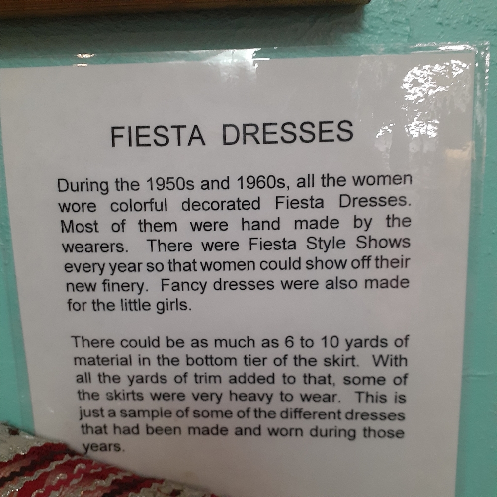 60's Fiesta Dress By Desert Flower Orginals Waist 32 Size M-L - Picture 15 of 15